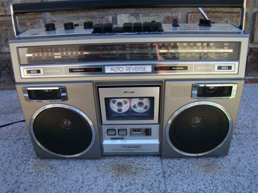 Vintage Rarely Found Toshiba Boombox Player sold (great condition)