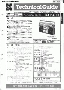 One of my favourite model: National RX-5400 | Boomboxery