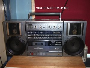 1983 hitachi trk-9100e radio cassette.JPG